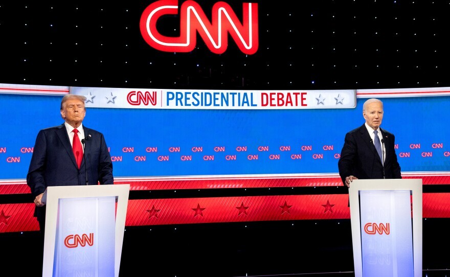 Biden and Trump Debate Clash Over Abortion Rights, Supreme Court Picks, and Border Policies