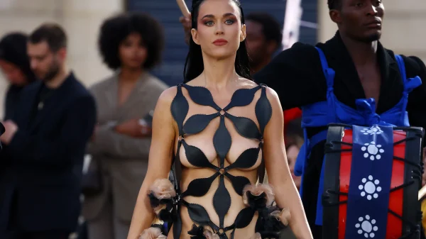 Katy Perry Stuns in Sheer Elegance at Vogue World: Paris