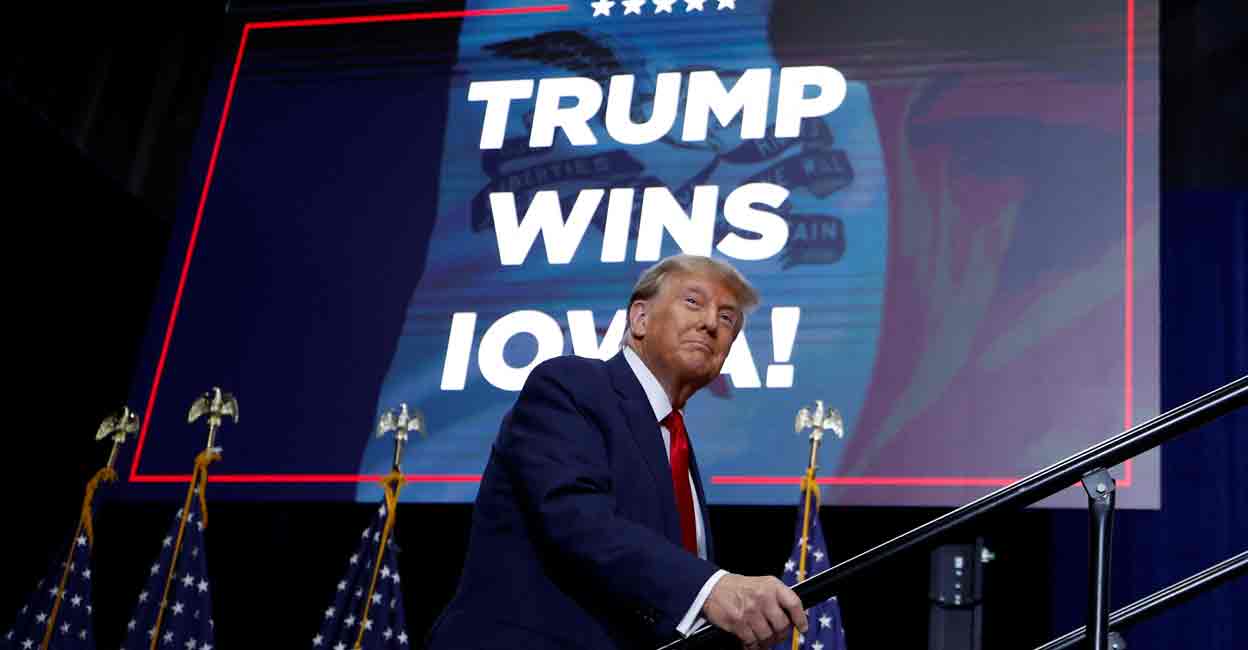 Trump Triumphs in Iowa as DeSantis, Haley Vie for Second