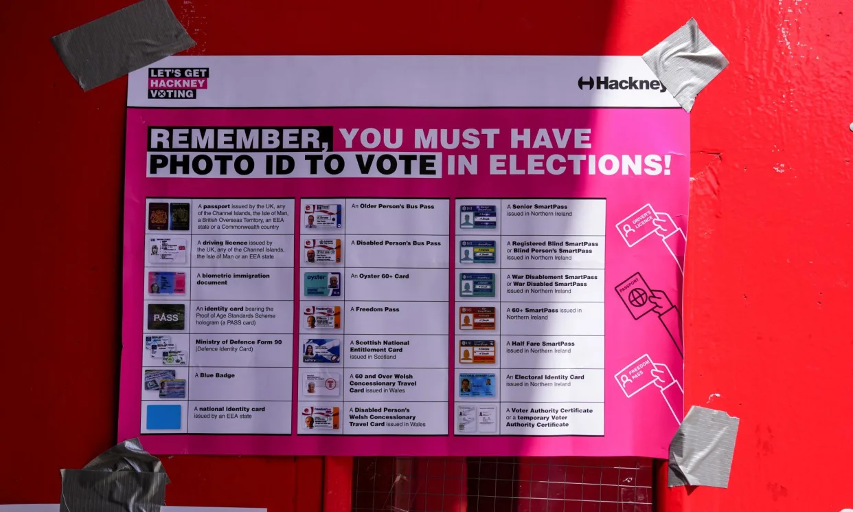 Poll Finds Voter ID Rule Potentially Prevented 400,000 from Participating in UK Election