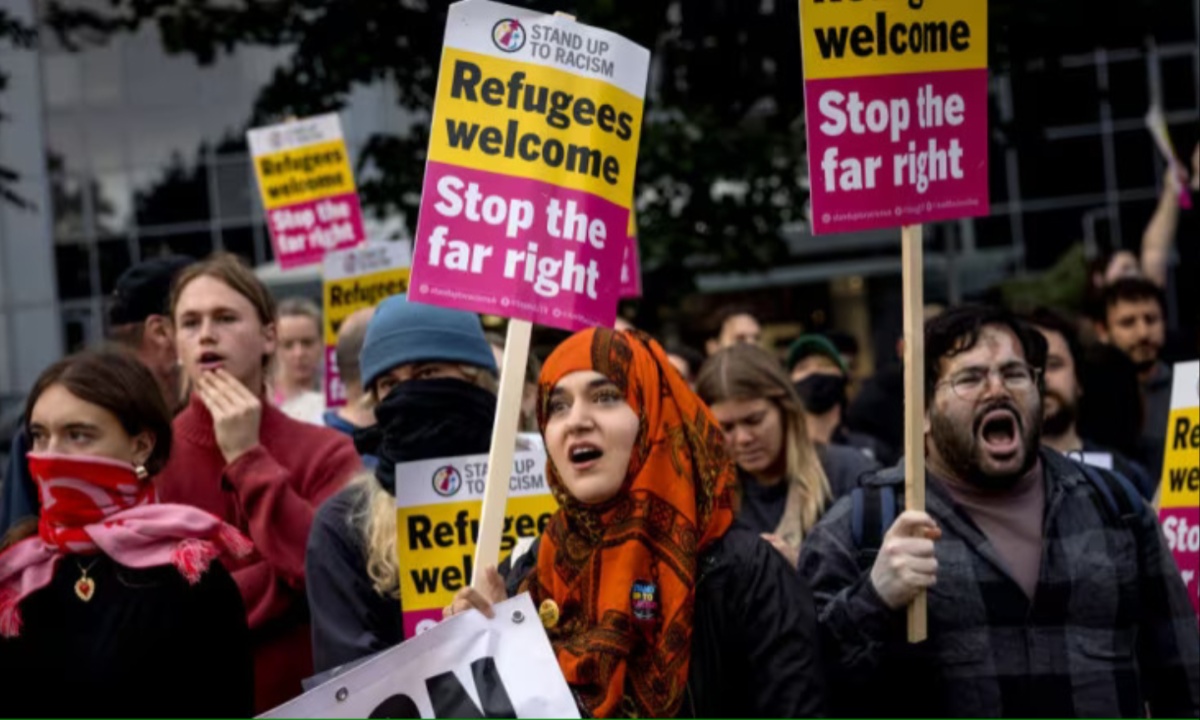 Anti-Racism Rallies Across England Thwart Far-Right Threats, Peacefully Defend Targeted Sites