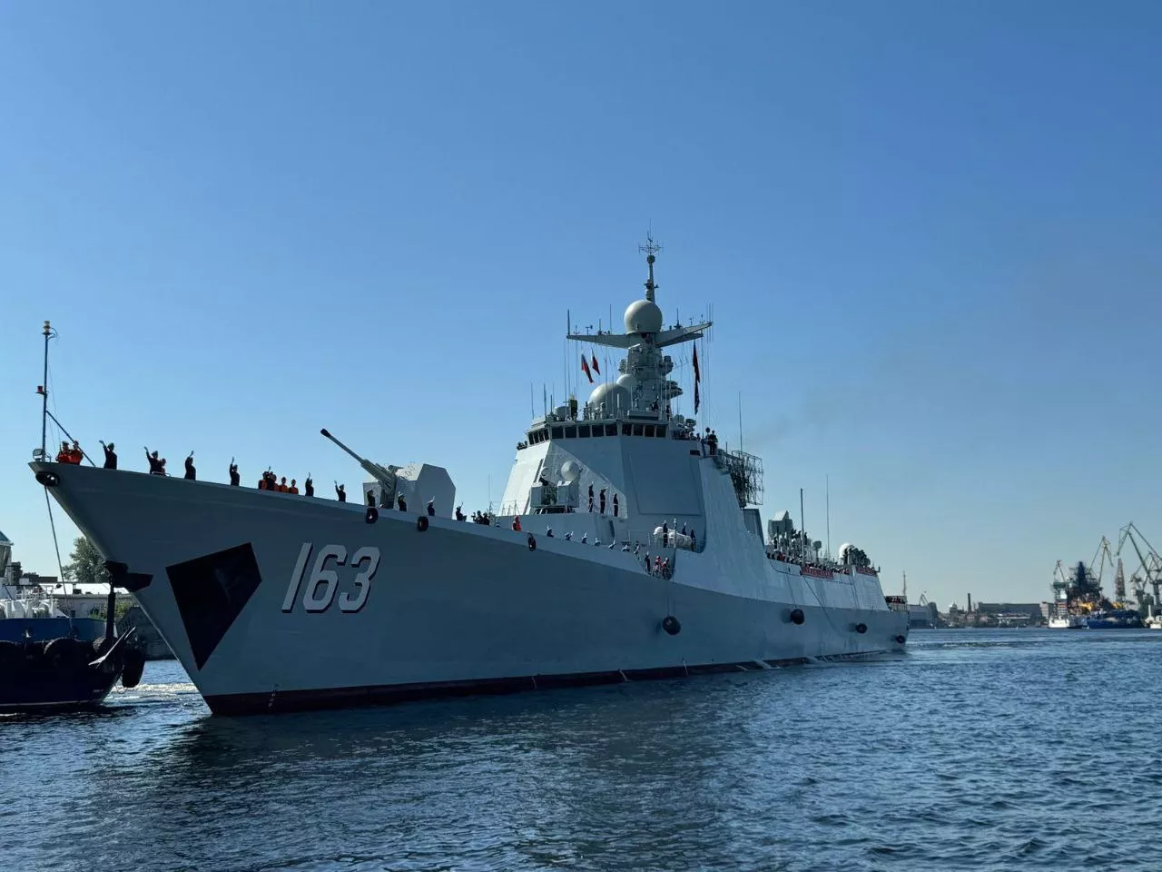 Chinese Warships Monitored by Royal Navy in UK Waters During Passage to Russian Navy Day Celebrations