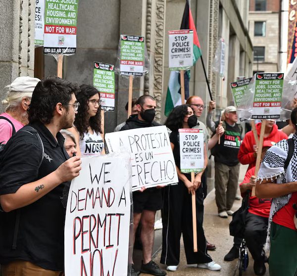 Protesters Demand Action on Rights and Israel-Hamas War Ahead of DNC in Chicago