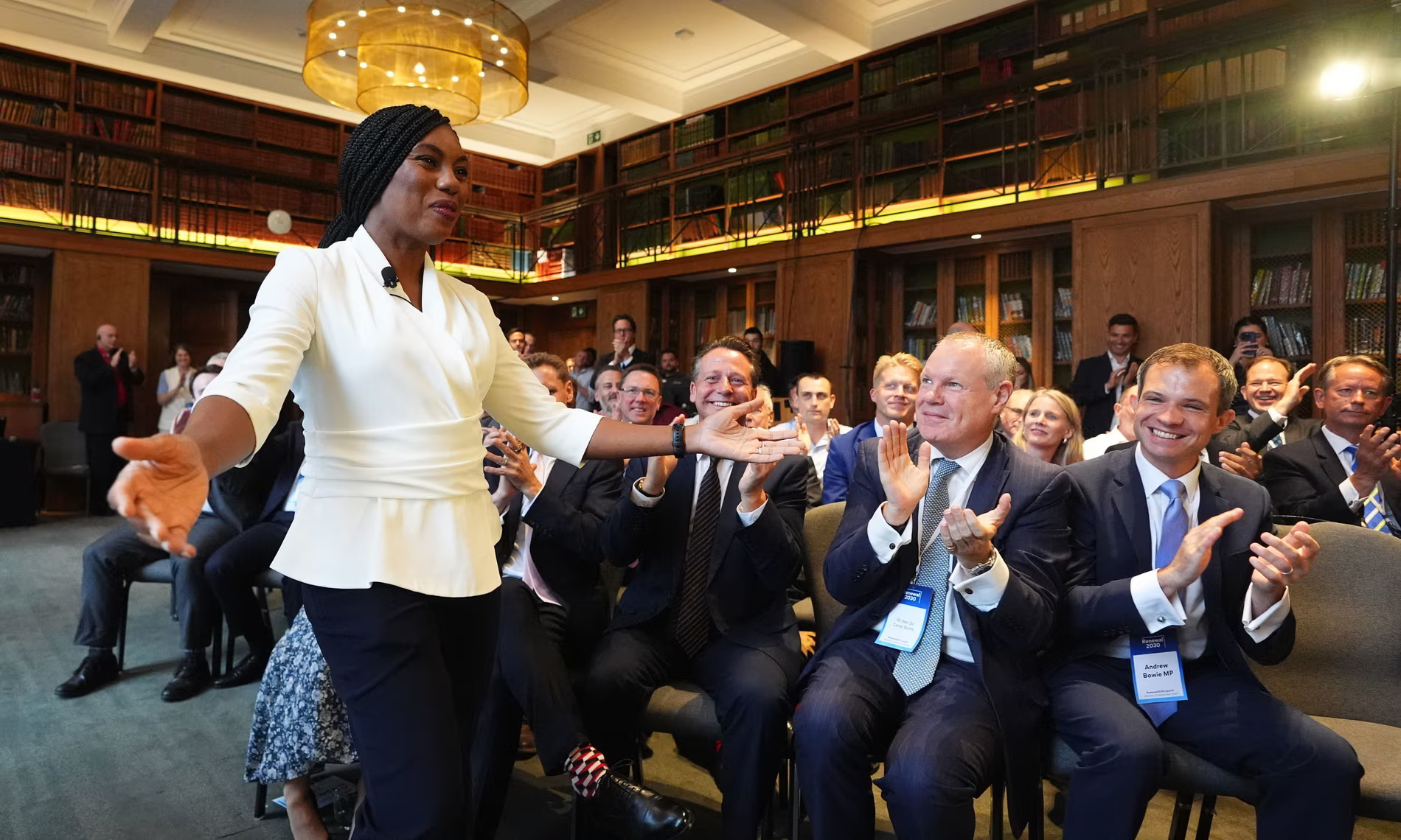 Kemi Badenoch Advocates for Cultural Integration Amid Conservative Leadership Race, Clashing with Rival Robert Jenrick on Immigration