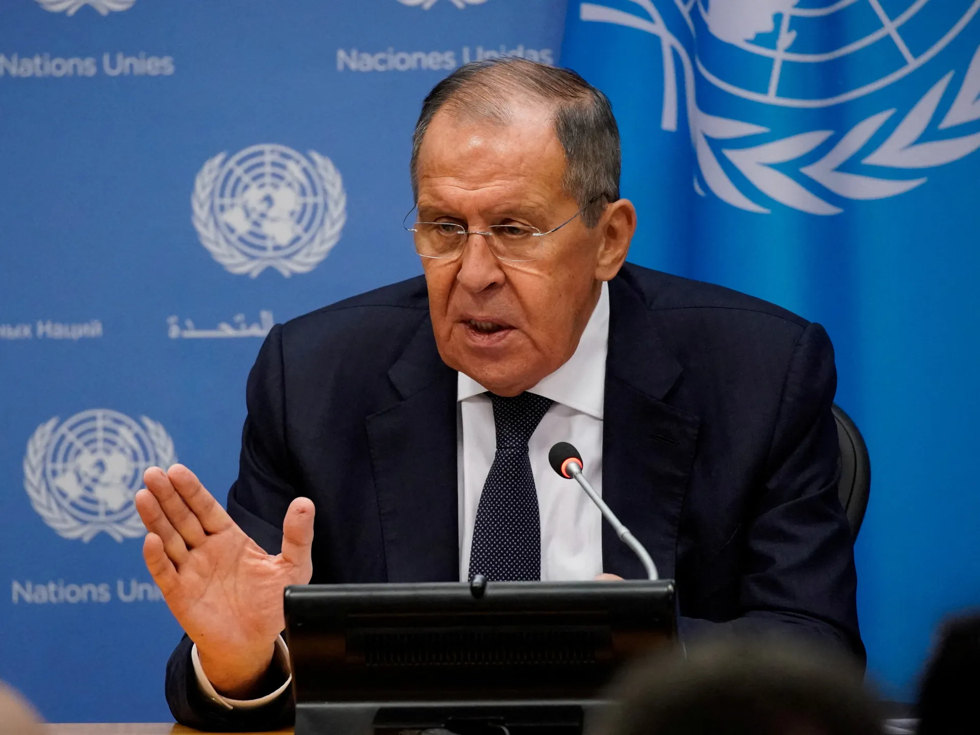 Sergey Lavrov Issues Nuclear Warning at UN, Cautions West Against Escalating Russia-Ukraine Conflict