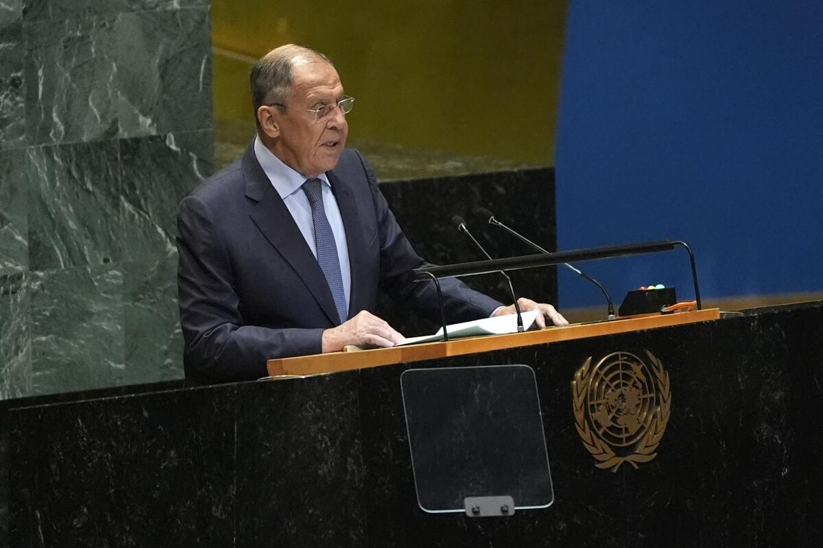 Sergey Lavrov Issues Nuclear Warning at UN, Cautions West Against Escalating Russia-Ukraine Conflict