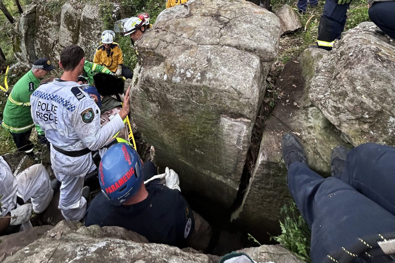 Hunter Valley Rescue: Woman Trapped in Crevice for Seven Hours While Retrieving Phone Safely Rescued