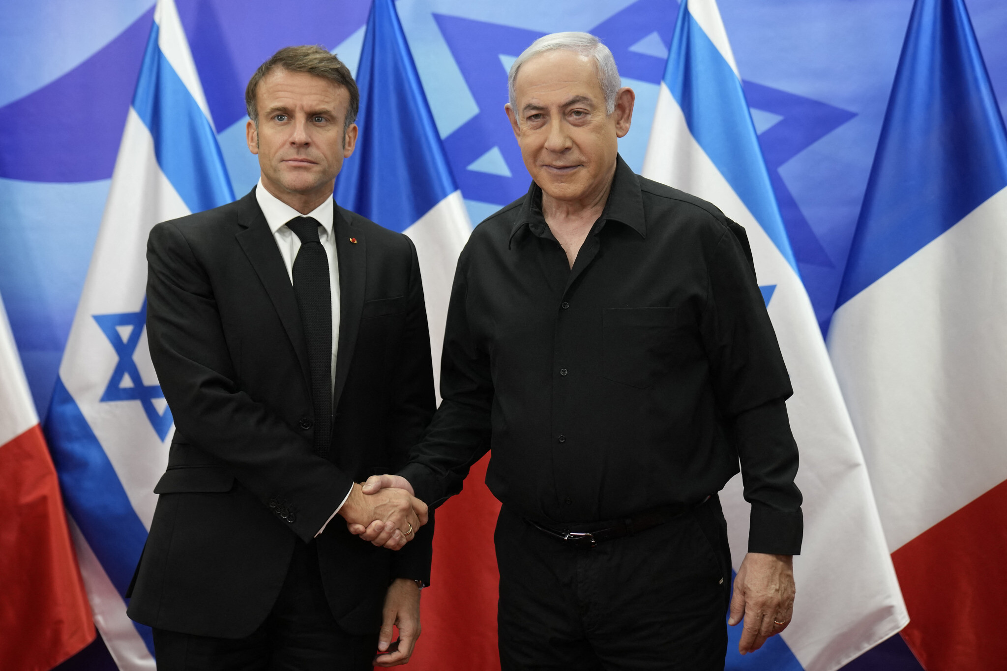 Netanyahu Challenges Macron's View on Israel's UN Origins Amid Rising Tensions and Calls for Arms Embargo