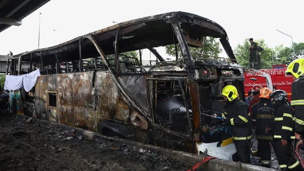 School Trip Tragedy in Thailand: Bus Fire Claims 23 Lives Near Bangkok, Investigation Underway