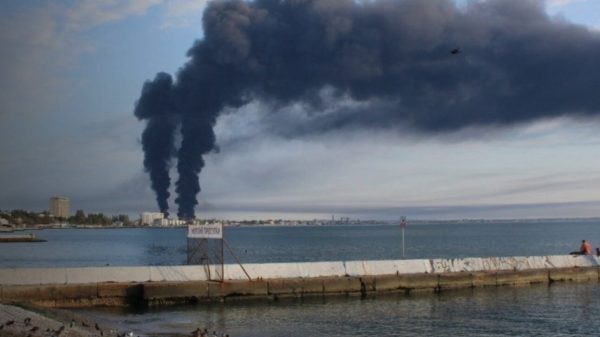 Ukraine Targets Key Oil Terminal in Crimea, Disrupting Russia’s War Supply Chain