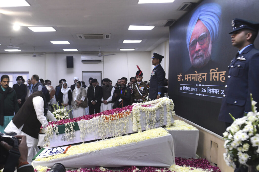 India Honors Manmohan Singh with State Funeral, Remembering His Economic Legacy and Leadership