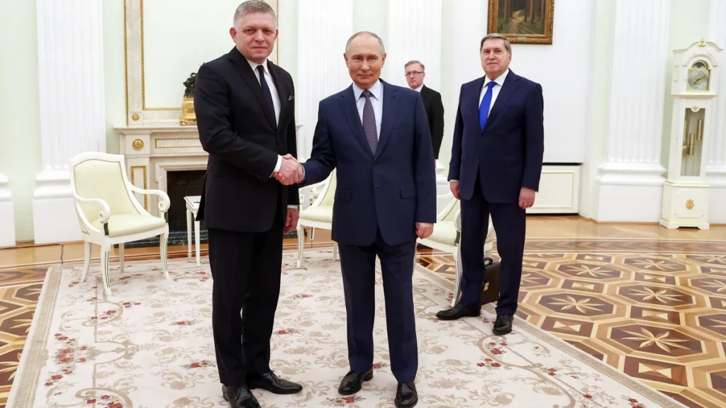 Slovak Prime Minister Sparks Controversy Meeting Putin to Discuss Gas Supplies Amid EU Criticism