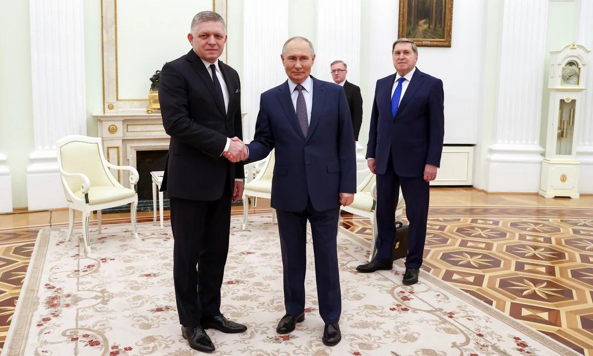 Slovak Prime Minister Sparks Controversy Meeting Putin to Discuss Gas Supplies Amid EU Criticism