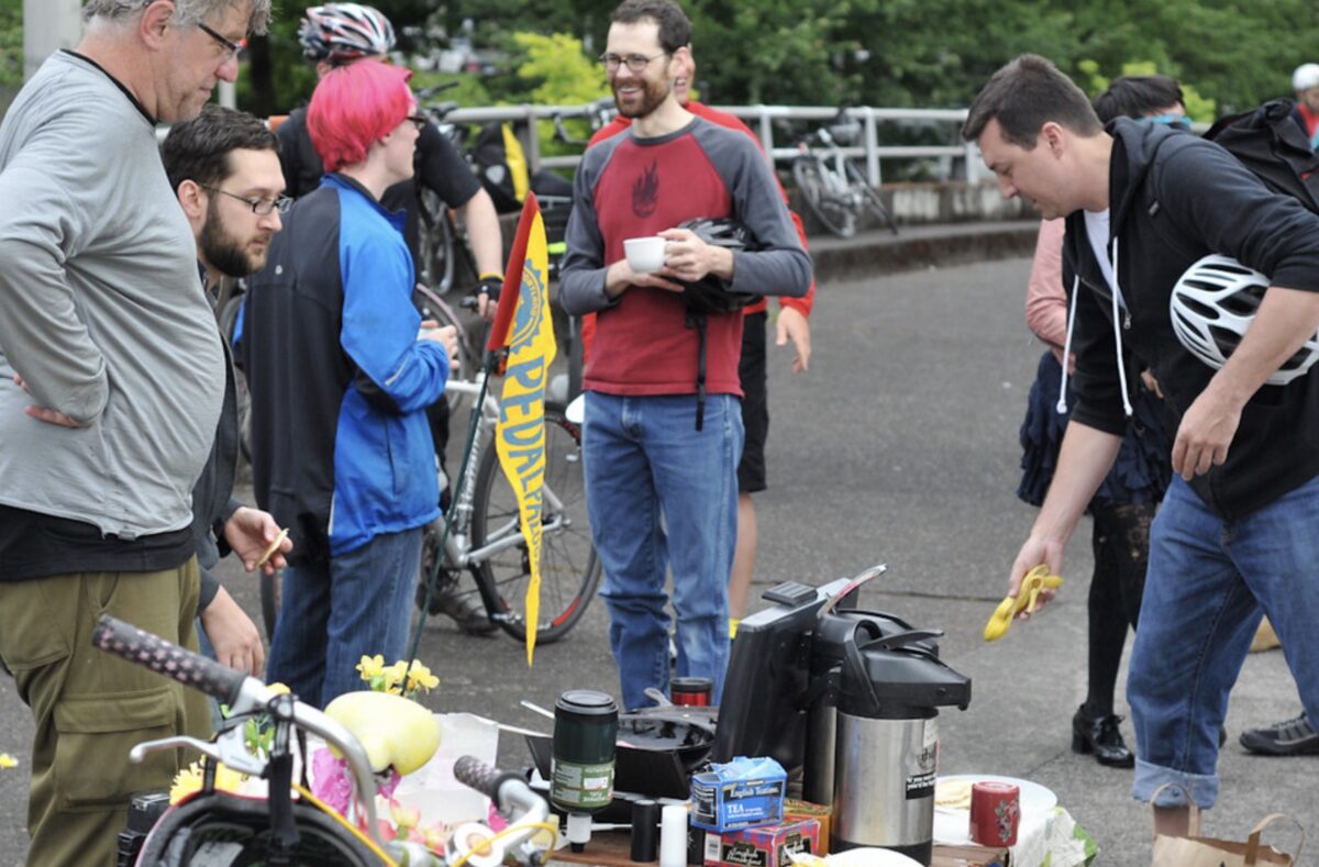 Portland’s “Breakfast on the Bridges” Turns Commutes Into Community With Monthly Morning Tradition