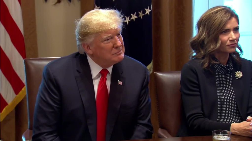 Governor Gretchen Whitmer and Donald Trump