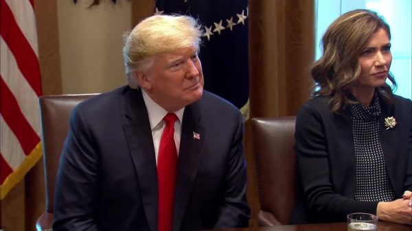 Governor Gretchen Whitmer and Donald Trump