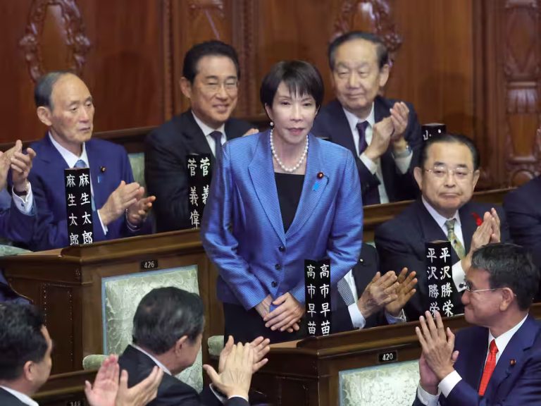 Japan's Prime Minister Sanae Takaichi