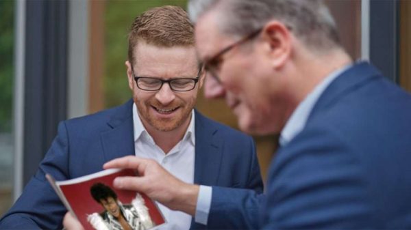 Morgan McSweeney and Keir Starmer