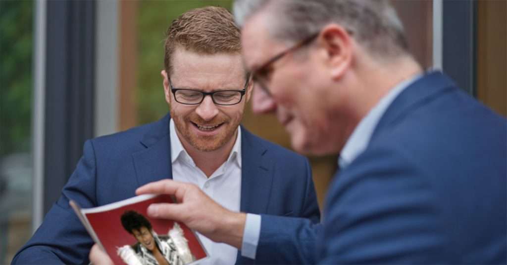 Morgan McSweeney and Keir Starmer