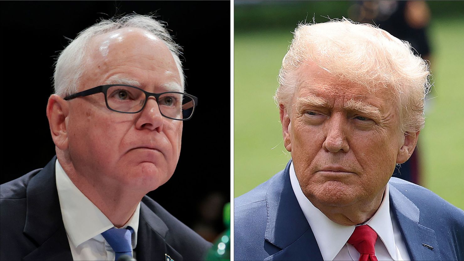Trump and Minnesota Gov. Tim Walz