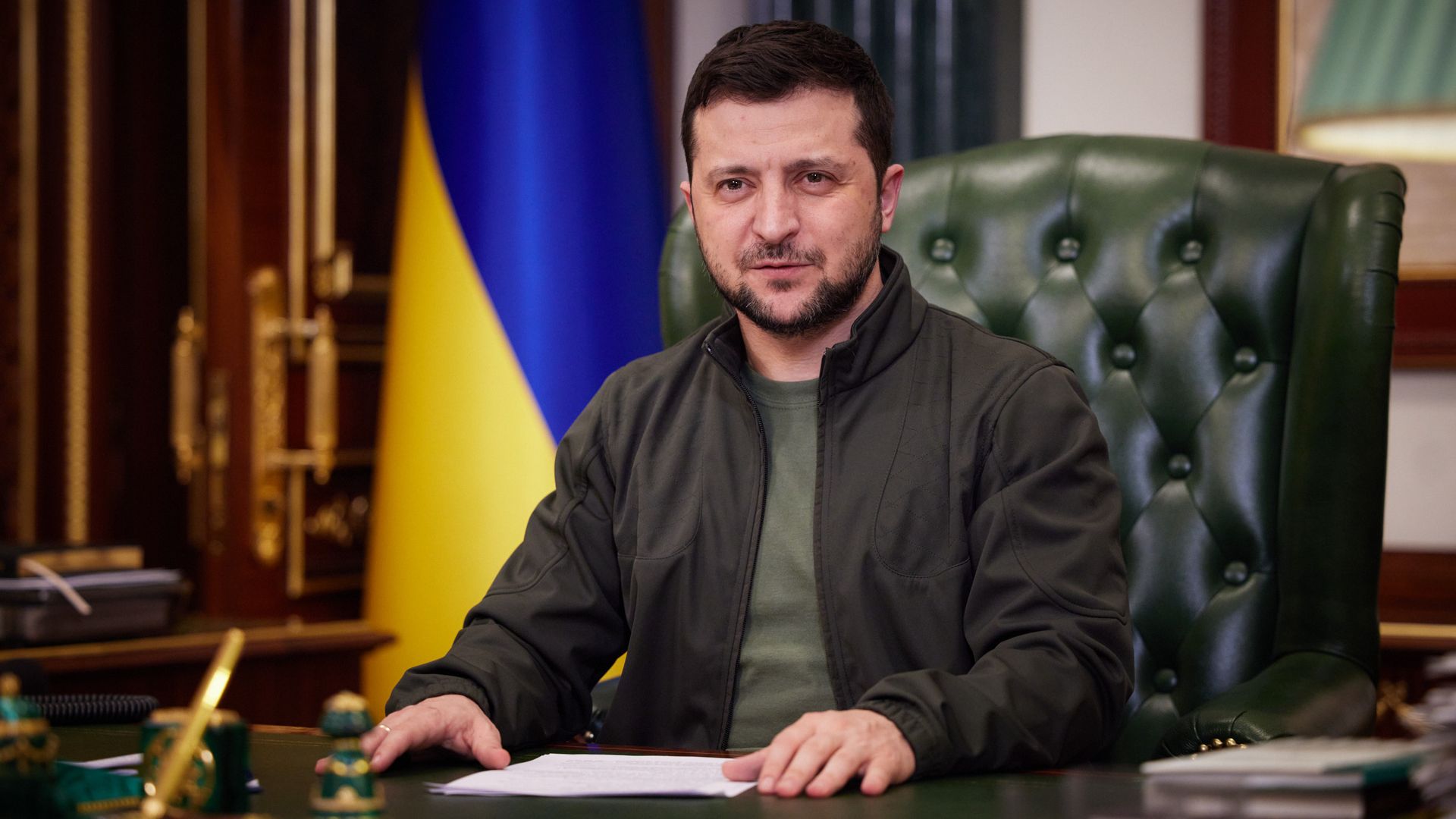 Ukrainian President Volodymyr Zelensky
