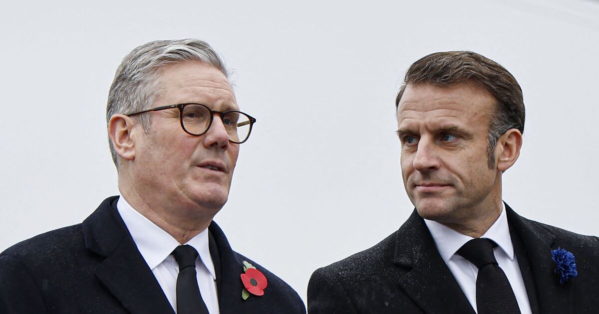 Kier Starmer and Emmanuel Macron
